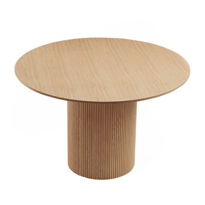 Table de salle à manger 47,24 pouces en panneau de fibres à densité moyenne pour table de salle à manger