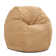 Saxx 4 Foot Round Bean Bag w/ Removable Cover
