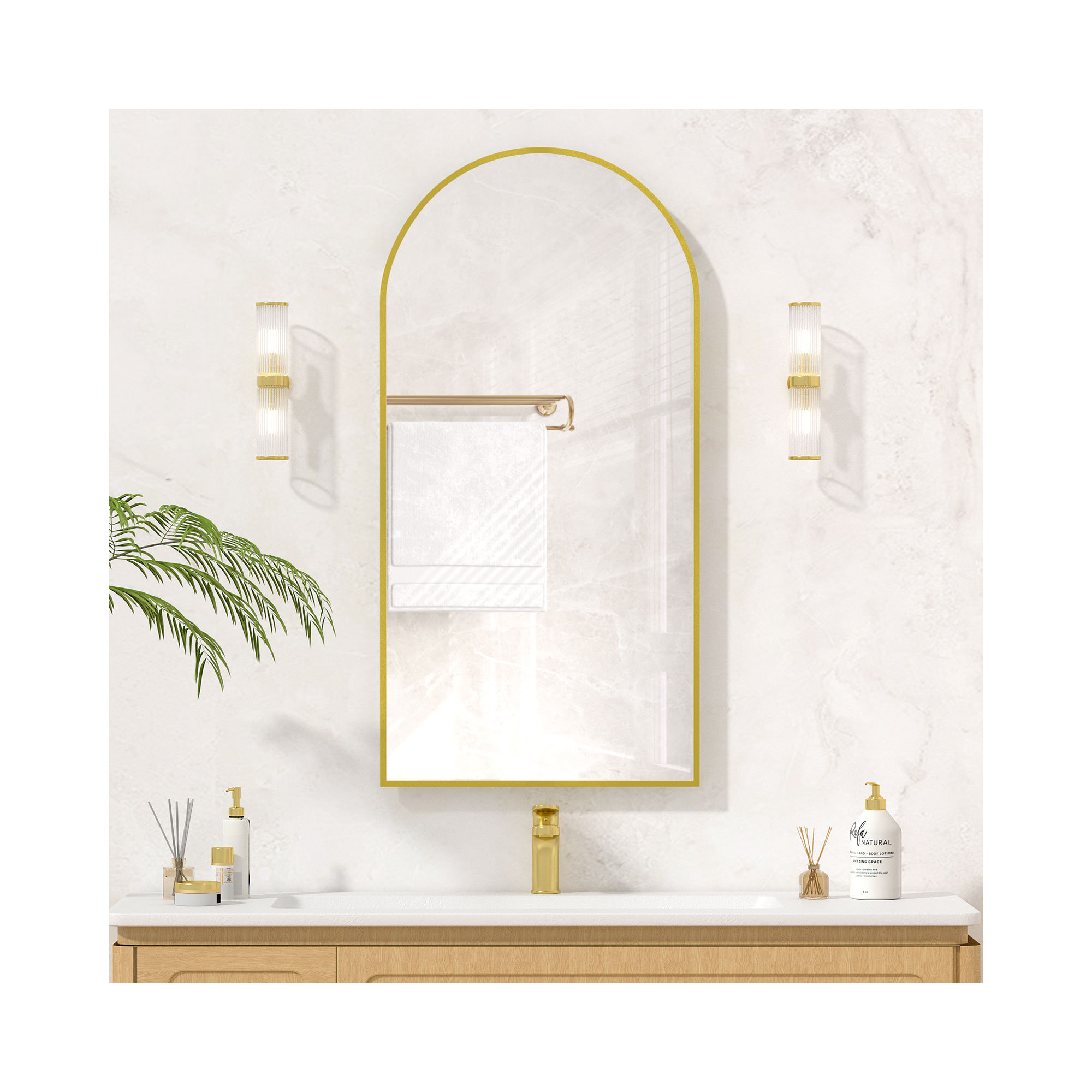 Poulton Medicine Cabinet, 31.5" H x 15.7" W x 4.5" D, Brushed Bronze