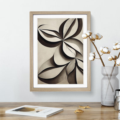 Creative Leaves Abstract - Framed Print