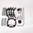 40" 2-Tier Wagon Wheel Chandelier