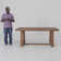 Linzy Pine Solid Wood Dining Table
