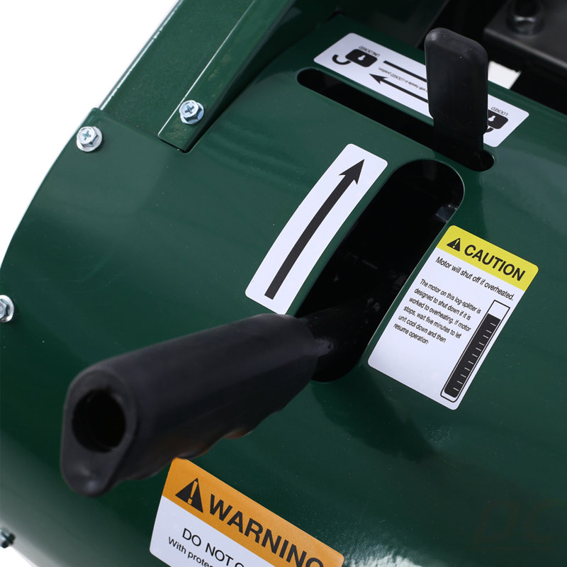 Double fendeuse à bûche électrique à double volant électrique portatif 12H Hotizontal 2HP 16A, fendeuse à bois électrique
