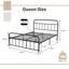 Base de lit plateforme en métal Wagaman-451623368-451623374