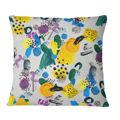 Abstract Throw Pillow