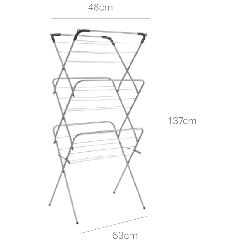 Metal Accordion Drying Rack