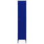 Armoire de rangement industrielle rectangulaire en acier bleu marine Locker Cabinet-126259125