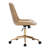 Keavey 23" Wide Leather Mid Back Mid-Century Modern Office Chair-101644270-101644268