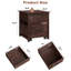 Mini-support de réfrigérateur avec tiroir, mini-table de réfrigérateur avec roues, mini-support de réfrigérateur pour la cuisine, le bureau, la chambre à coucher-848994281