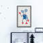 Reproduction encadrée de «Quirky Robot» par l'arrière-2062430474
