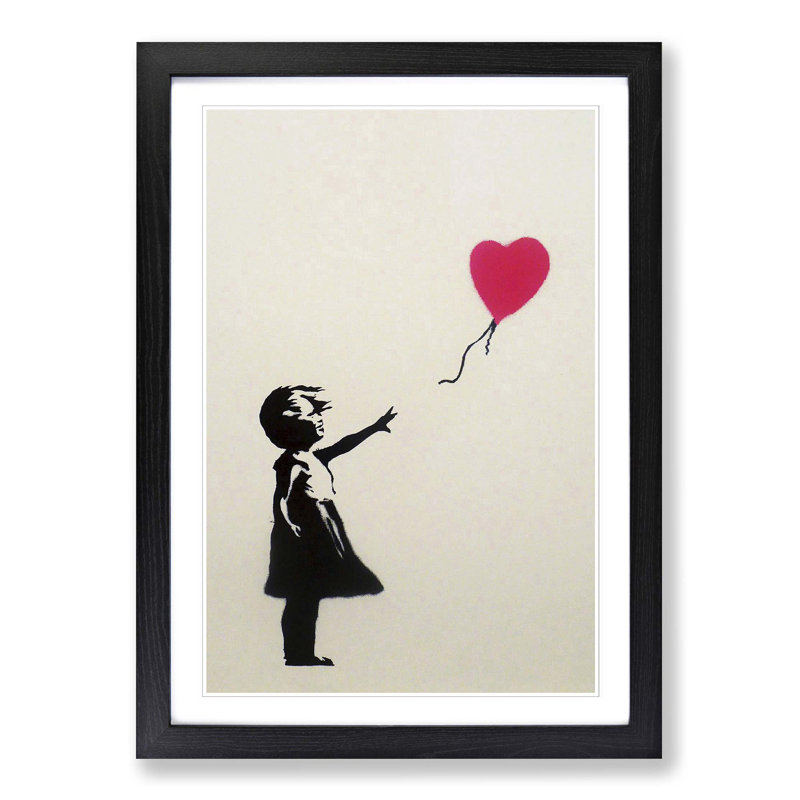 Banksy - Single Picture Frame Painting, Black