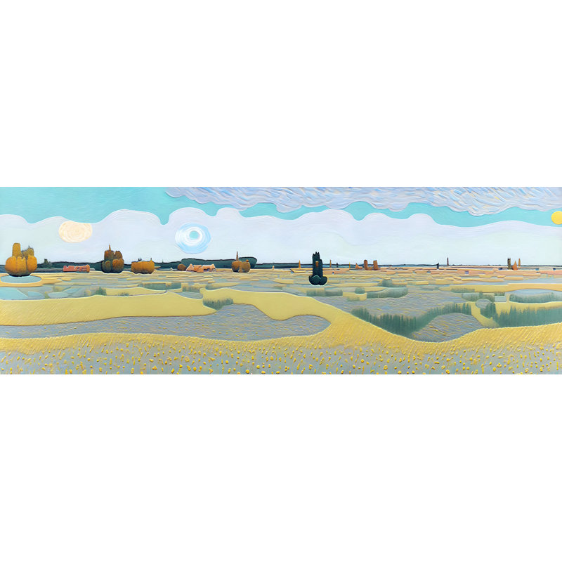 Terre moderne 383, H 12 po x l 36 po