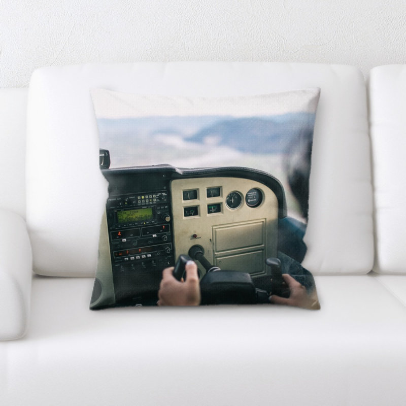 Coussin décoratif hélicoptère