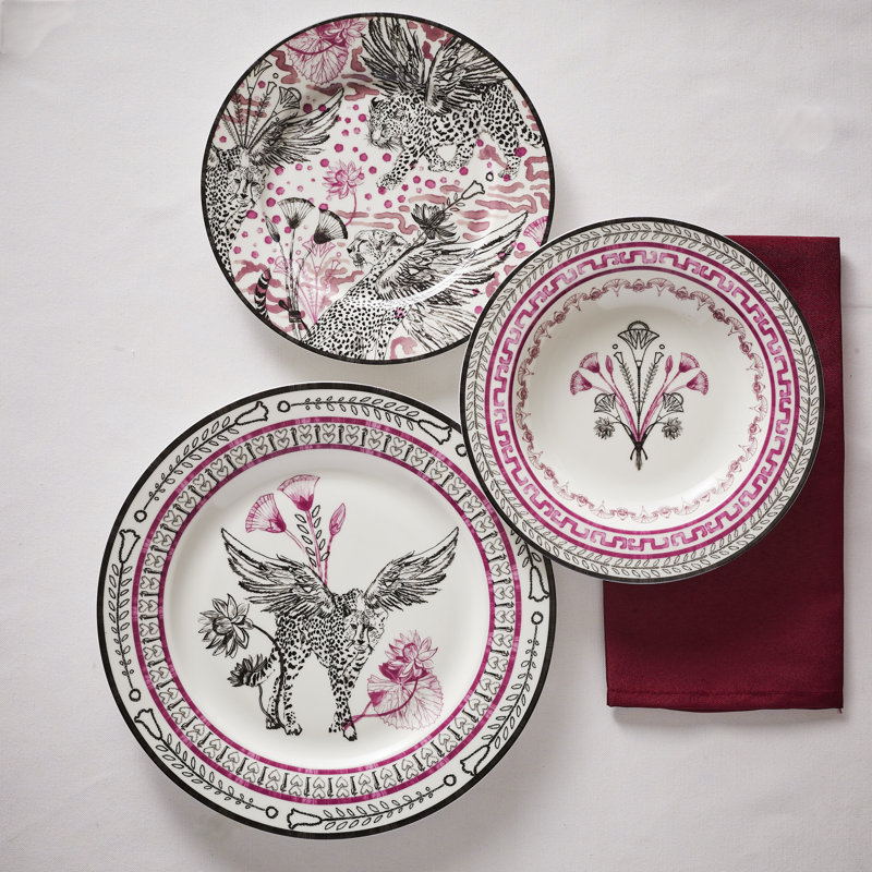 Ensemble d'assiettes à salade 4 pièces Marchesa Serengeti