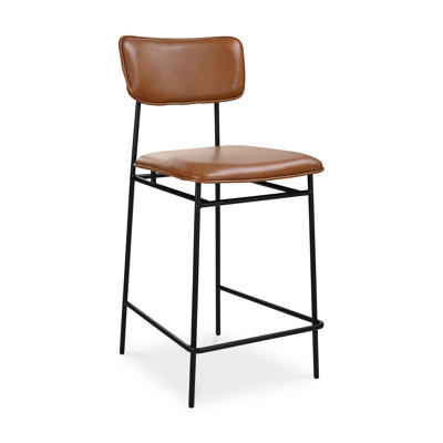 Turin Leather Bar & Counter Stool