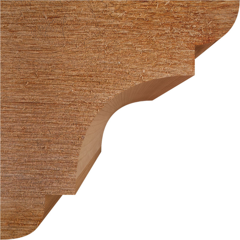 New Brighton Corbel, H 6 po x l 6 po x P 6 po, Cèdre rouge, Sciage brut