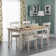 Conklin 4 - Person Rubberwood Solid Wood Dining Set