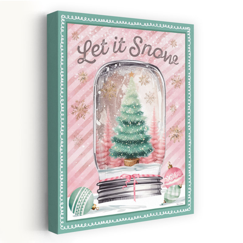 Let It Snow Canning Jar, H 48 po x l 32 po