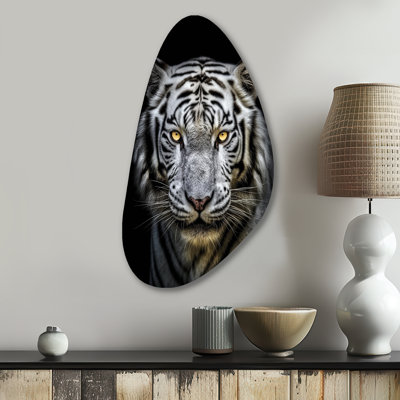Burney - Tiger Fall Shape Irregular Metal Wall Decor