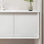 Armoire de salle de bain simple de style crème-112122086