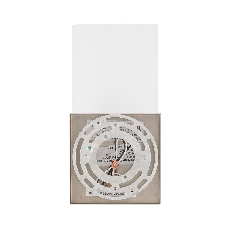 Denchev Wall Sconce, Nickel brossé