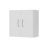 24 Inch Laundry Room Cabinets Wall Mounted, Wood Over The Toilet Storage Cabinet, Bathroom Organizer Cabinets with 2 Door & Adjustable Shelves, Easy to Assemble for Kitchen, Garage - White-1293771997