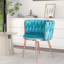 Fauteuil d'appoint en velours-1465119031