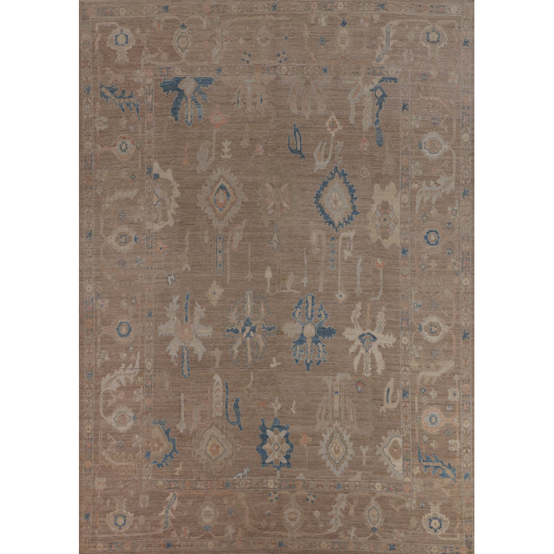 Vegetable Dye Oushak Oriental Area Rug 9x12