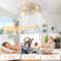 Otylia 19.7'' Farmhouse Reversible Caged Ceiling Fan with Light Kit and Remote