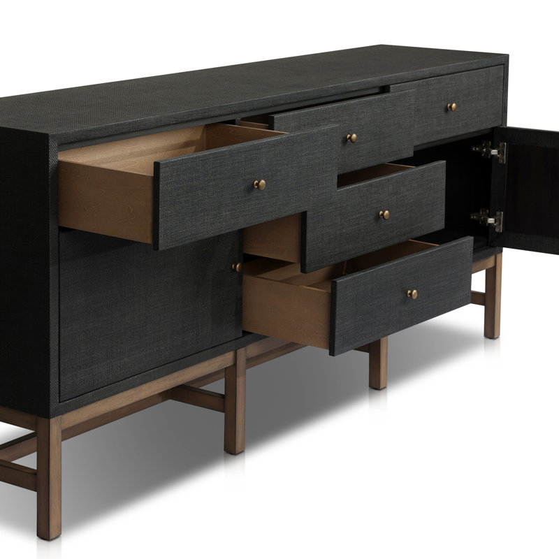 Fiona 78" Sideboard, Black
