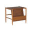 Table d'appoint avec porte-revues helsel