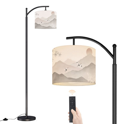 Lampe sur pied en arc Serene