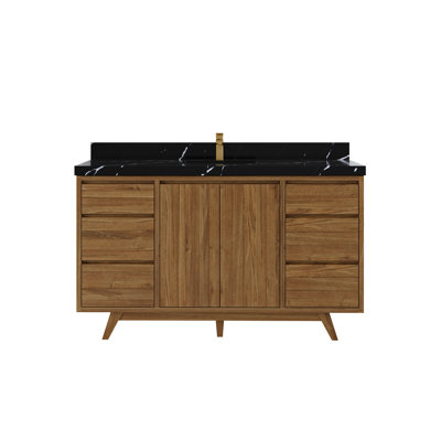 Ensemble de meuble-lavabo simple 60 po Kristynn