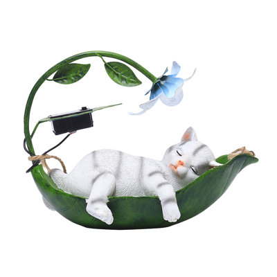 Décoration de jardin - Lampe solaire créature vert clair arbre-Décorations pour la chambre de printemps à l'intérieur de la maison, décoration de bureau, cadeau de pendaison de crémaillère