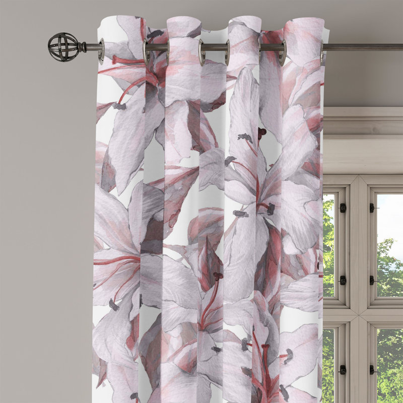 Jarrius Semi Sheer Curtain Pair