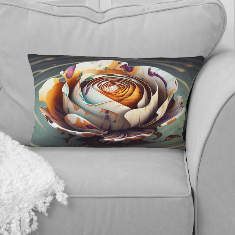 Coussin Rainbow Blooming Crocus Rose II