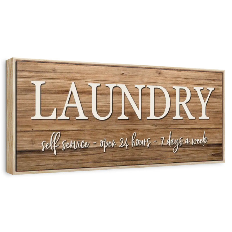 Plaque murale rustique, Floating Frame Natural Wood, 31" X 11"