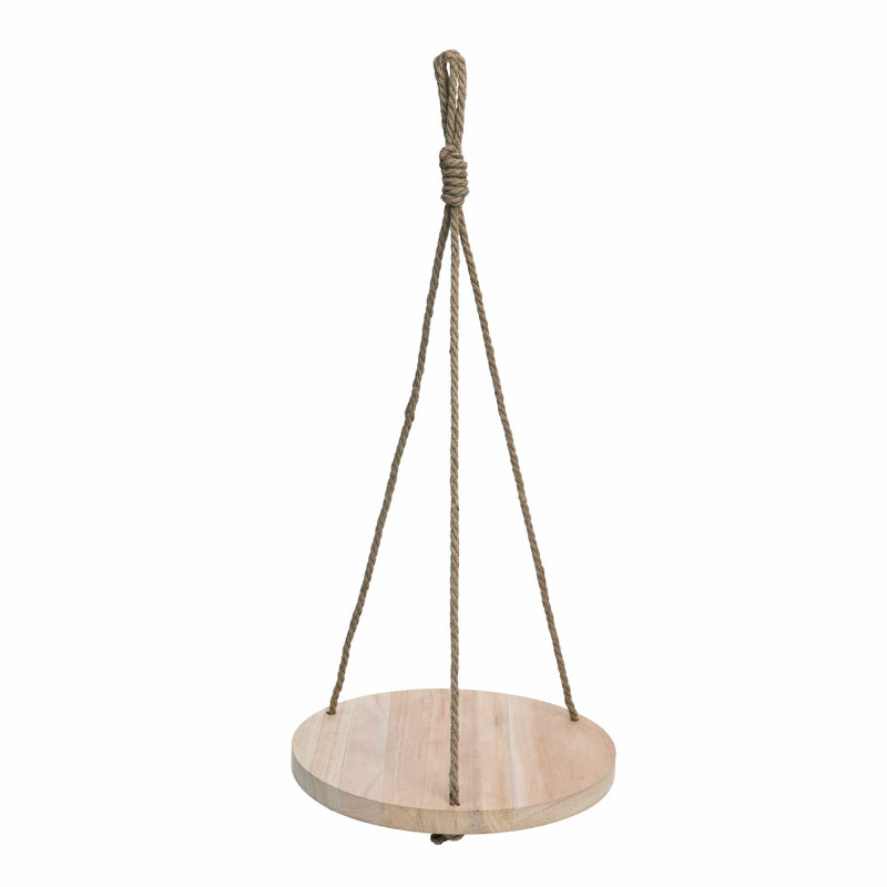  Wood 29.52 in. Brown Spring Hanging Display Board