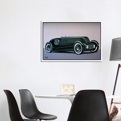 Edsel Ford Model 40 Special Speedster 1934 by Paul Meijering - Floater Frame Print on Canvas