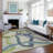 Machine Washable Indoor/Outdoor Erfried ACN2394 Abstract Rug-1437985679