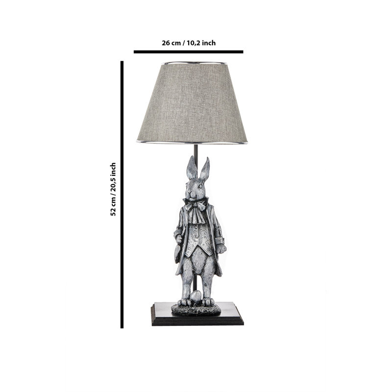Lampe de table, gris, Gris clair