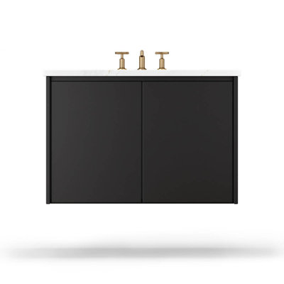 Gilded Single Bath Floating Vanity