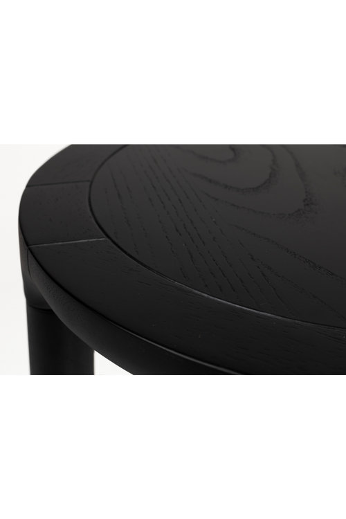 Table de bout à quatre pieds, Noir