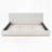 Elegant Upholstered Bed With Solid Wood Frame-846915550