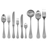 Casablanca 75 - Piece Stainless Steel Flatware Set - Service for 12