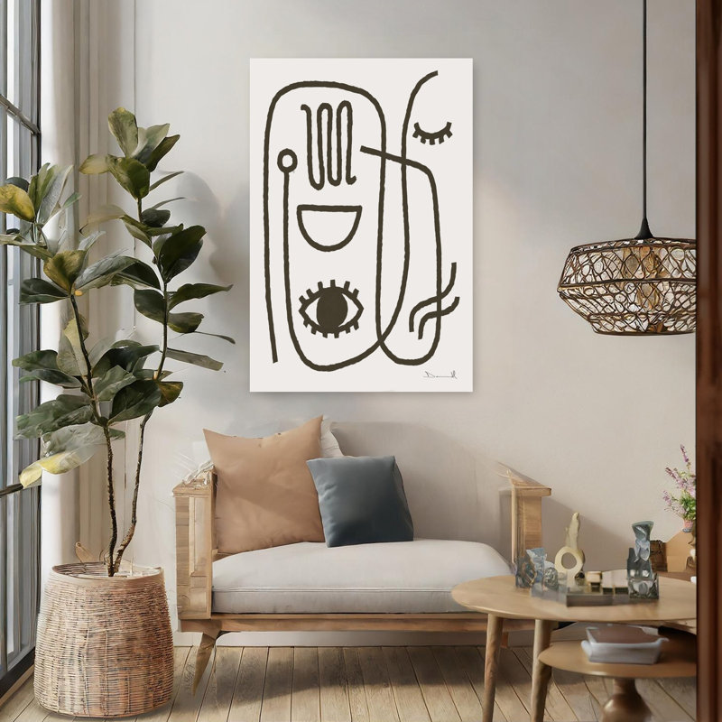 Art contemporain contemporain abstrait, H 48 po x l 32 po