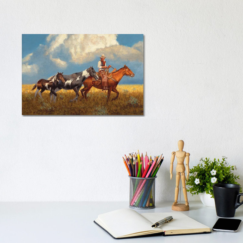 Coming Home by Joe Velazquez - Wrapped Canvas Painting, 20.32 cm H x 30.48 cm W