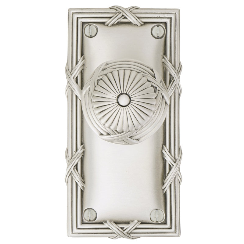 HYDE PARK HOOK, RECTANGULAR BACK PLATE; POLISH GOLD FINISH, Satin Nickel