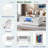 Modern High Glossy Rectangle Coffee Table With 2 Cabinets, One Drawer, 16 Colour Led Lights And A Open Shelf-1411007050