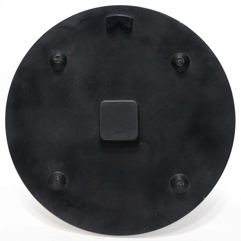 Peden Outdoor Round Poly Resin Wall Clock 15", Aged Bronze